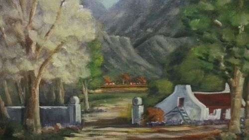 WOW! STUNNING Extra Large original by H Kruger(1957-)   - 560x710x20mm