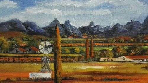 WOW! STUNNING original by H Kruger(1957-)   - 300x400x22mm