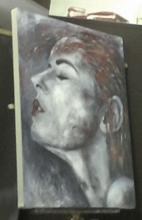 WOW! STUNNING EXTRA LARGE original by H Kruger(1957-)   - 800x1000x44mm