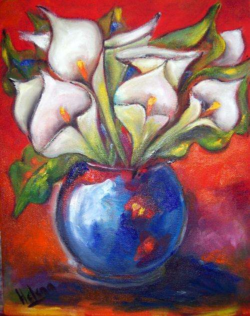 Feminine Arums by HELENA KRUGER