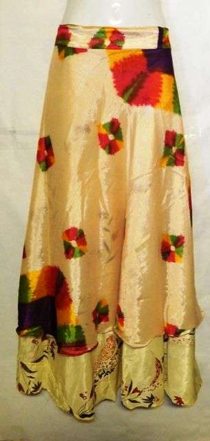 Indian silk wrap skirt   - POSTAGE  FREE IN S.A.