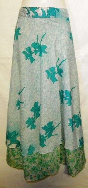 Indian silk wrap skirt   - POSTAGE  FREE IN S.A.