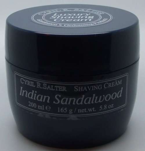 Cyril R. Salter Indian Sandalwood Shaving Cream (165g)