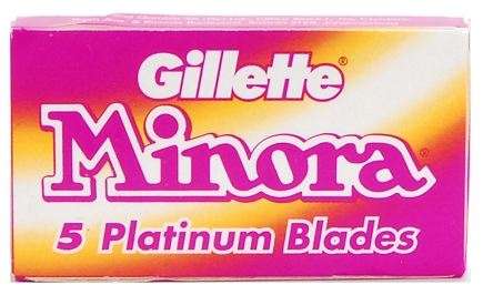 Minora Gillette Platinum Double Edge Razor Blades