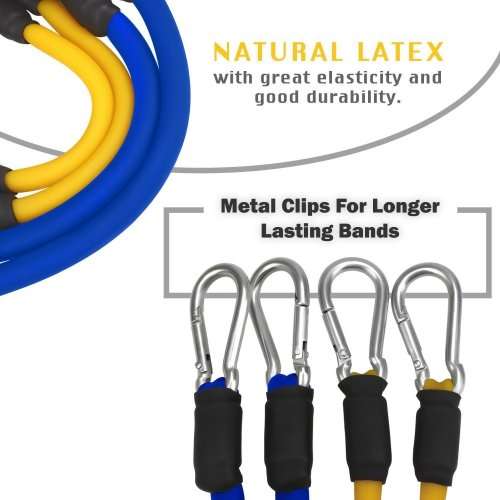 ELITE 11 Piece Kinetic Speed Agility Training Strength Leg Resistance Fitness Exercise Bands