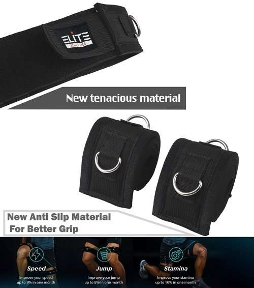 ELITE 11 Piece Kinetic Speed Agility Training Strength Leg Resistance Fitness Exercise Bands