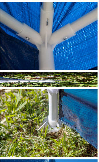 Blue gazebo marquee folding tent 3X4 metre