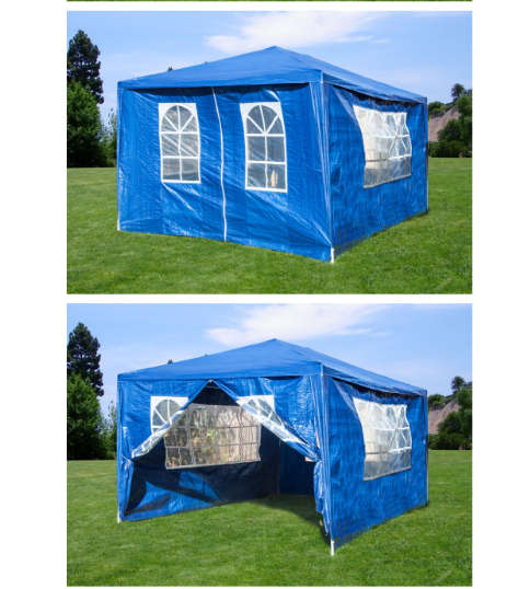 Blue gazebo marquee folding tent 3X4 metre