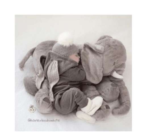 Baby elephant pillow