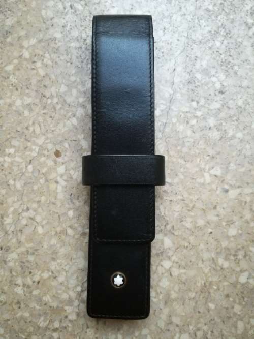 Mont Blanc Meisterstuck Black Ballpoint Pen with Mont Blanc Case