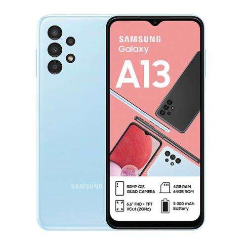 Samsung Galaxy A13 64GB Dual SIM - Light Blue + 5Covers + screen protector