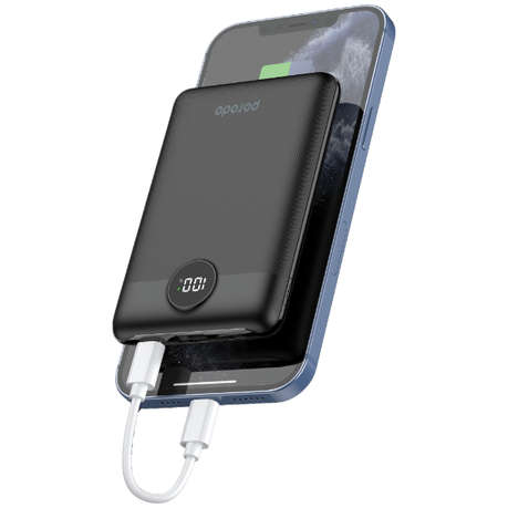 Porodo-Super Slim Power Bank 10000mAh-Black