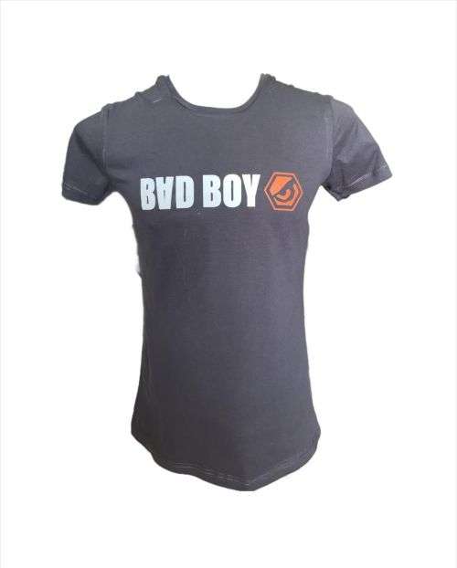 Bad Boy Short Sleeve T-shirt Black & Orange 2XL