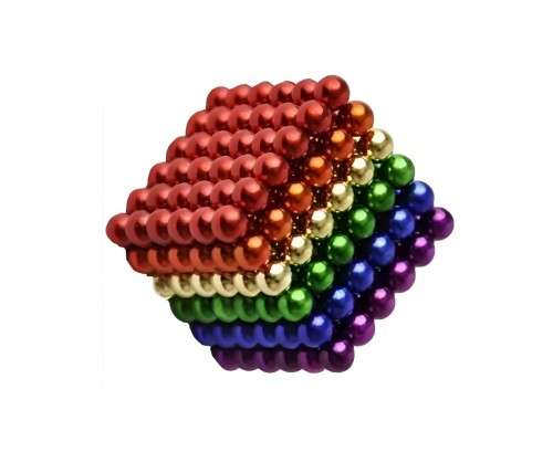 MAGNETIC BALLS COLORFUL 125 pc 5mm