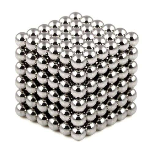 MAGNETIC BALLS SILVER 125 pc 5mm