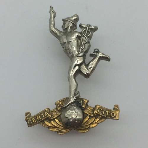 South African - `Corps. Of Signals` Cap Badge