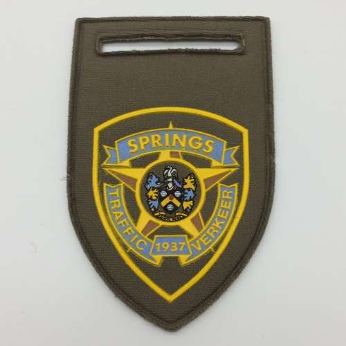 South Africa - Obsolete `Springs Traffic Officer` Shoulder Flash