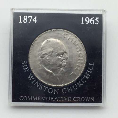 Sir Winston Churchill Commemorative Crown (Cased)