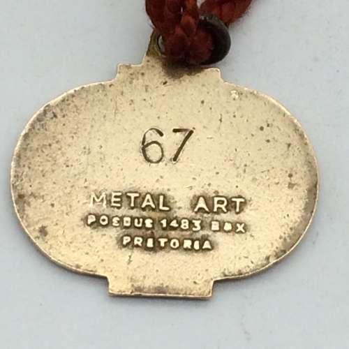 Rhodesia - `Mashonaland 1966 Turf Club` Badge (Numbered)