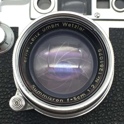 Rare `Leica IIIg` 1950`s Camera with Lens and Case (Nr.881089)