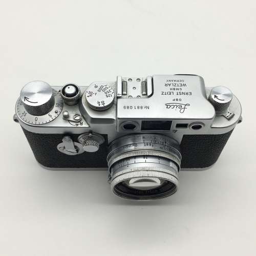 Rare `Leica IIIg` 1950`s Camera with Lens and Case (Nr.881089)