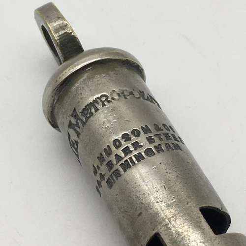 Vintage `Metropolitan` Whistle (J. Hudson and Co.)