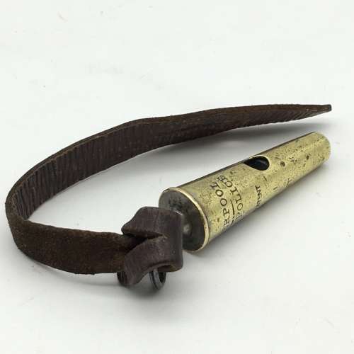 Rare - Victorian `Liverpool City Police` Beaufort/Conical Whistle