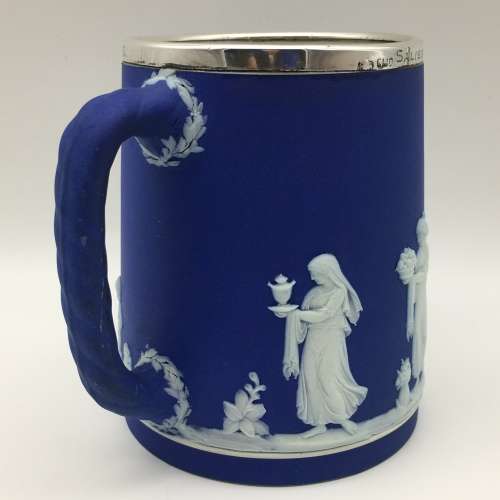 Rhodesia - `Wedgwood and Silver` Shooting Mug Trophy (1913)