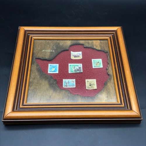 Early Rhodesian Framed Stamps