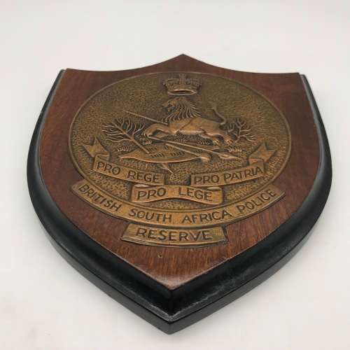 Rare Rhodesian `B.S.A.P. Reserve` Copper Plaque (Pre-UDI)