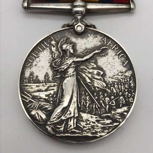 Boer War - Scarce Q.S.A. Medal `SANDFLATS T.G.` (Pte. D. Pearson)