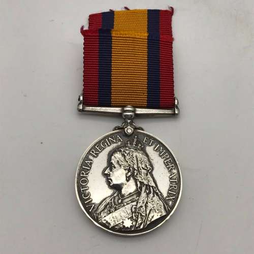 Boer War - Scarce Q.S.A. Medal `SANDFLATS T.G.` (Pte. D. Pearson)