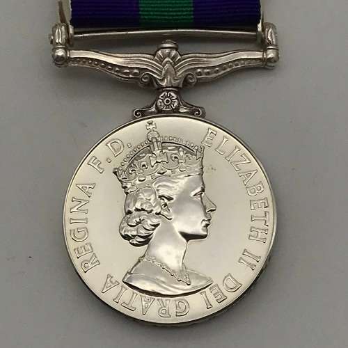 British - G.S. Medal with `CANAL ZONE` Clasp (Royal Engineers)