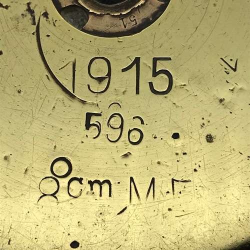 WW2 - Trench Art/POW Brass Artillery Shell