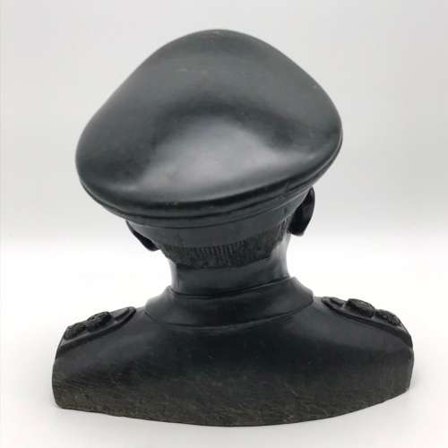 Rhodesian `BSAP Officer` Large Soapstone Bust (Signed)