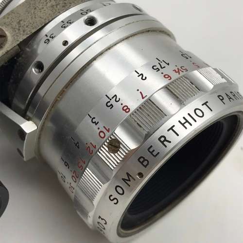 Vintage `SOM BERTHIOT PARIS PAN-CINOR` (I: 2.8 F12) Lens