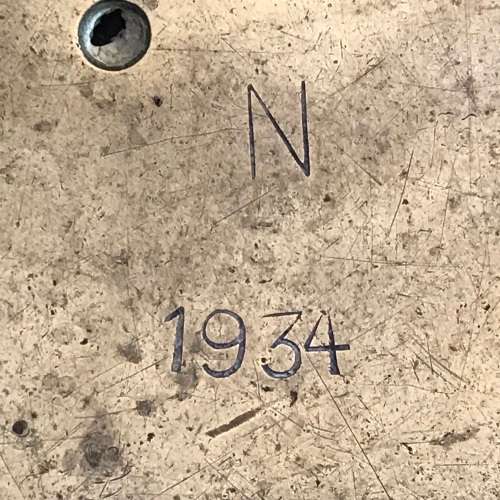 Large WW2 Naval Gun Brass Shell Casing