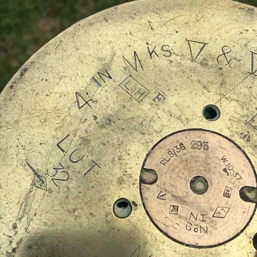 Large WW2 Naval Gun Brass Shell Casing