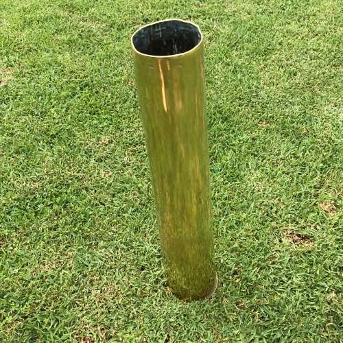 Large WW2 Naval Gun Brass Shell Casing