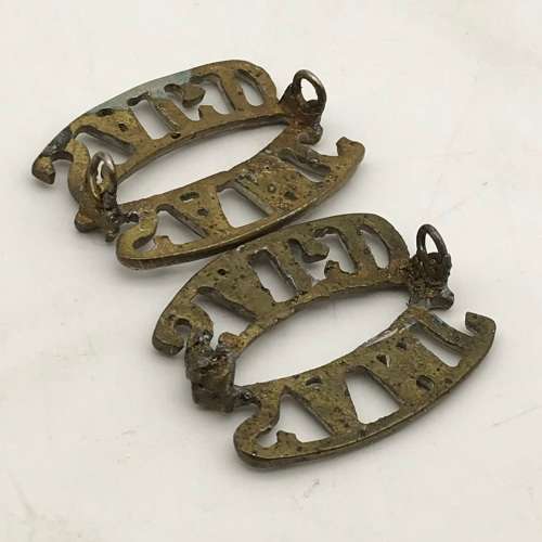 South Africa - Early Pair `S.A. Medical Corps`  Shoulder Titles