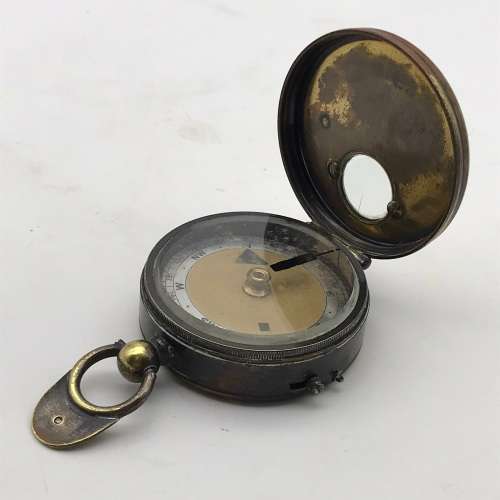 Victorian Brass `Francis Barker` Compass (Pre -1875)