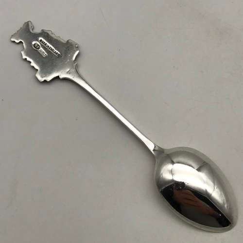 Solid Silver & Enamel `Brisbane` Souvenir Spoon (1914)