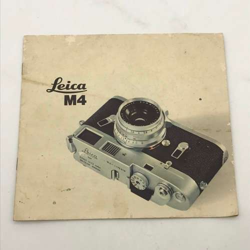 Early `Leica M4` Camera & Accessories Booklet