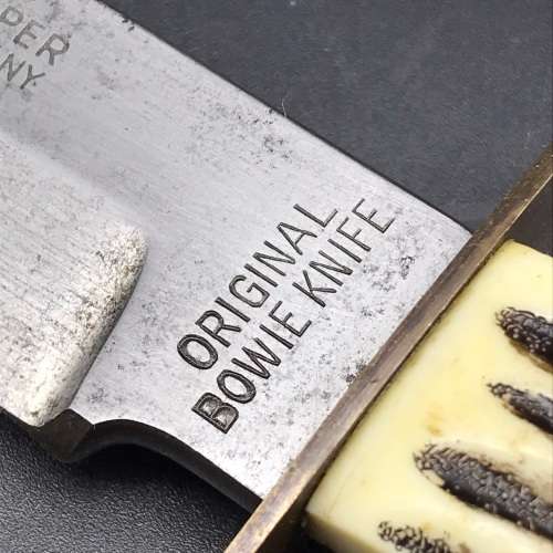 Vintage `Carl Schlieper` Bowie Hunting Knife (Solingen - Germany)