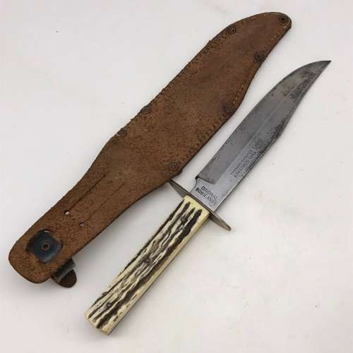 Vintage `Carl Schlieper` Bowie Hunting Knife (Solingen - Germany)