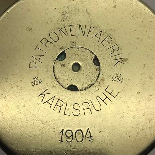 Pair German `1904` Brass Shells