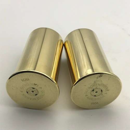 Pair German `1904` Brass Shells