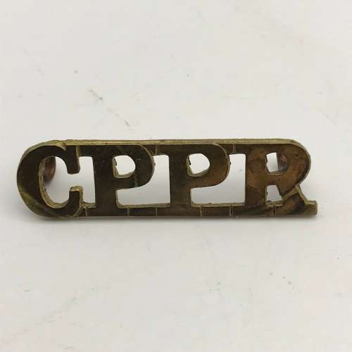 `Cape Peninsula Police Reserve` Shoulder Title (1904-1913)