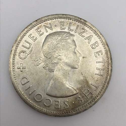 Southern Rhodesia - `1953 Rhodes Centenary` Silver UNC Crown (Cased)