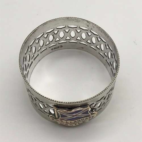 Union Castle Line `R.M.S. Llandaff Castle` Napkin Ring